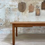 Solid oak dining table
