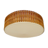 Wicker ceiling lamp