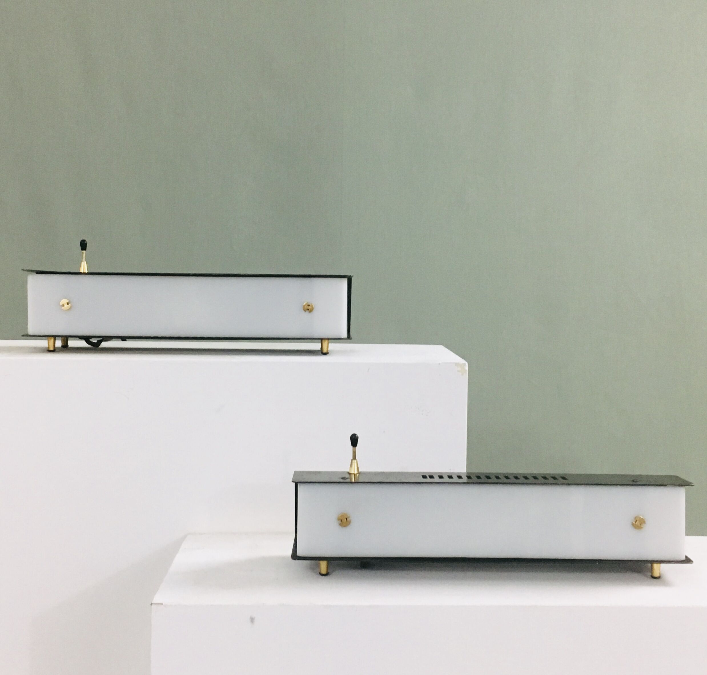 A pair of table lamps 1950