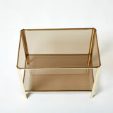 Bronze side table signed J.T. Lepelletier for Broncz circa 1960