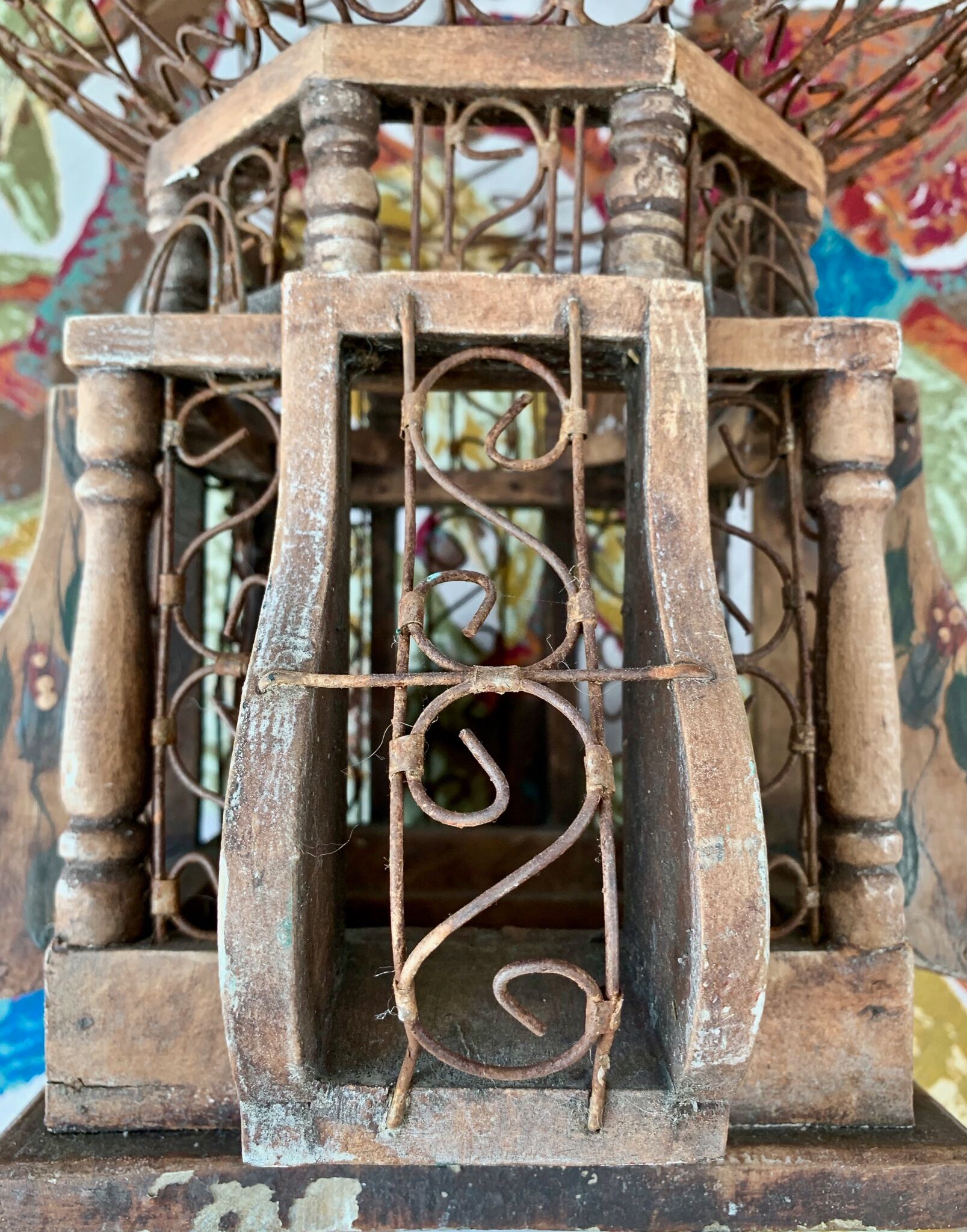 Vintage bird cage