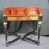 Console de table de jeu de cartes antique