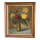 Nature morte bouquet de dahlias 1960