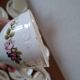 Vintage tableware service in Gien earthenware, "Champs" model with roses – An