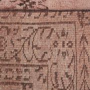 Tapis Vintage Kilim Rose Poudré Motifs Anatoliens, 176x282