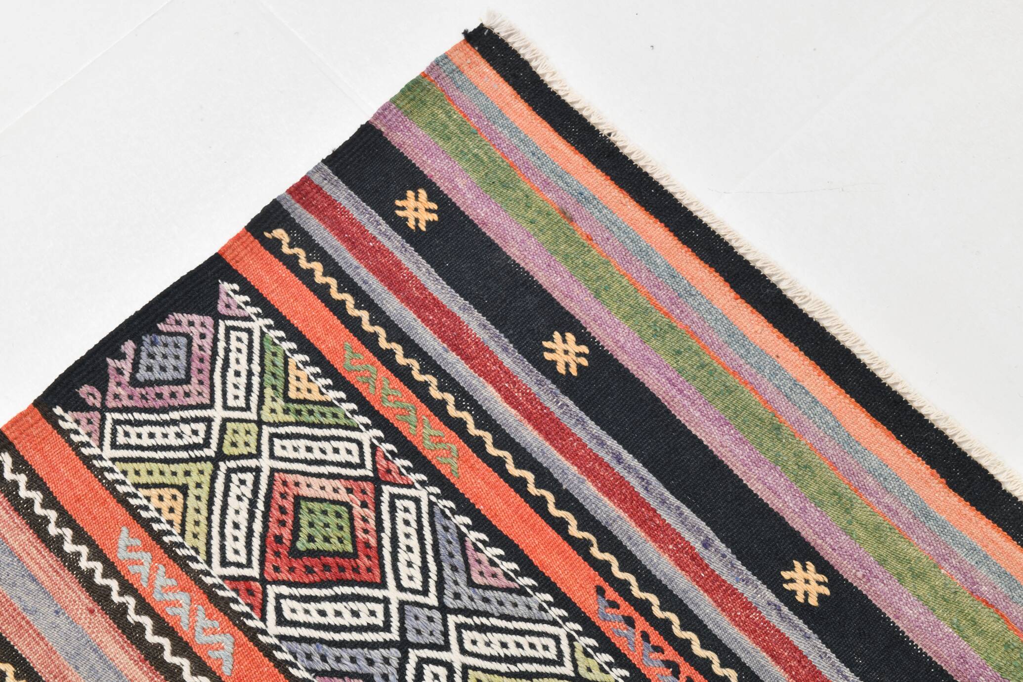 174x236Cm Antique Turkish Vintage Kilim Rug