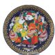 Aladdin plate, blue porcelain, by B. Wiinblad, Germany, 1980s