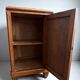 Pair of Art Deco bedside tables from 1930 in carved wood and red marble