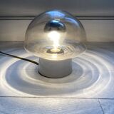 Glass 'mushroom' wall light