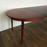 Rosewood extendable dining table