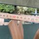 Vintage Scandinavian design magazine rack