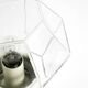 Beautiful 1970s Limburg glass ceiling lamp in octagon shape