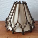 Vintage rattan lampshade
