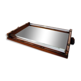 Mirror tray and wood