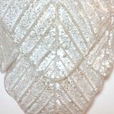 Wall sconce "Mazzega" with Murano glass leaves, Italy 1980