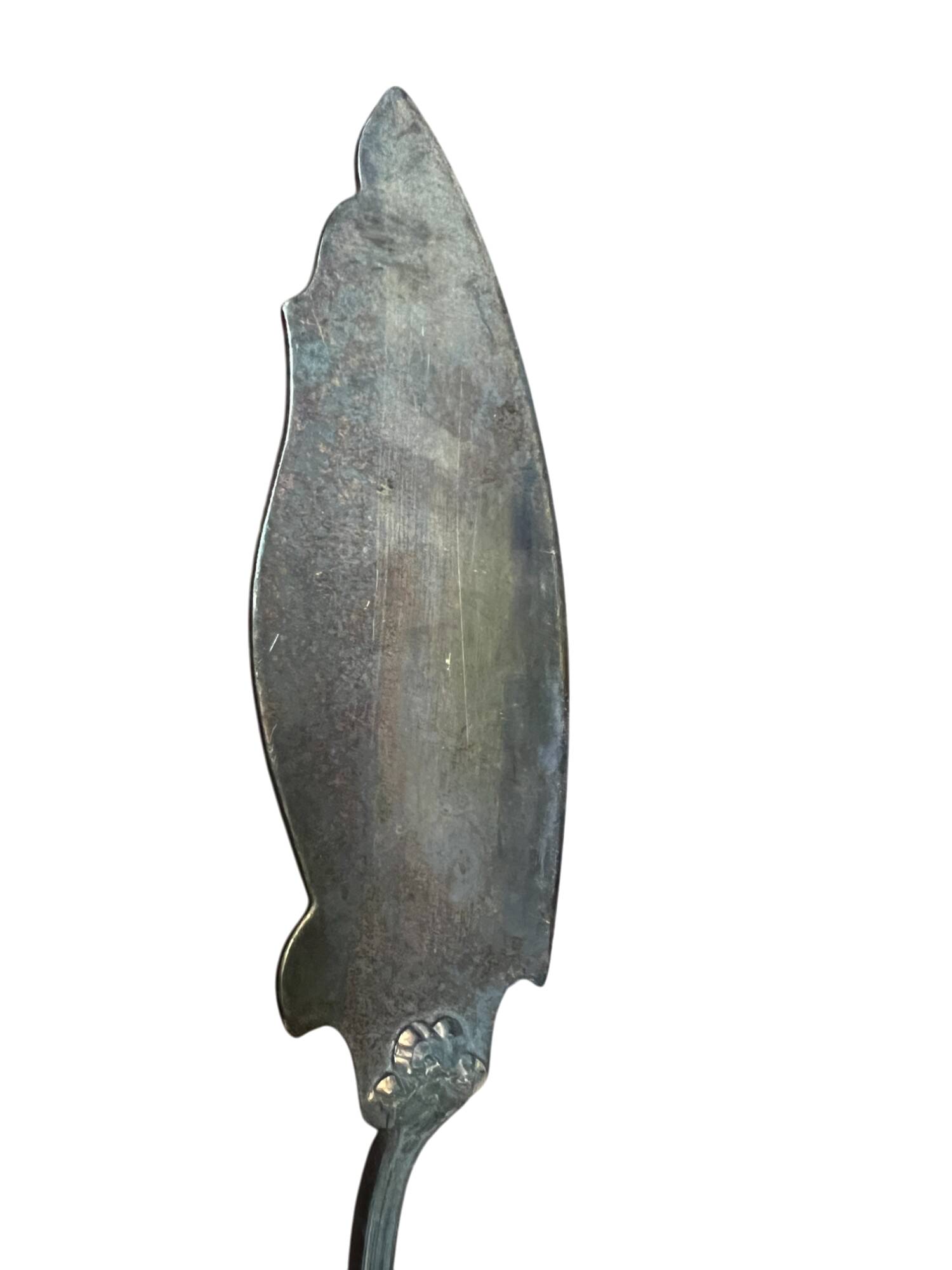 Silver metal pie server