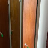 Casiers industriels en teck mi-siècle modernes