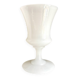White opaline vase