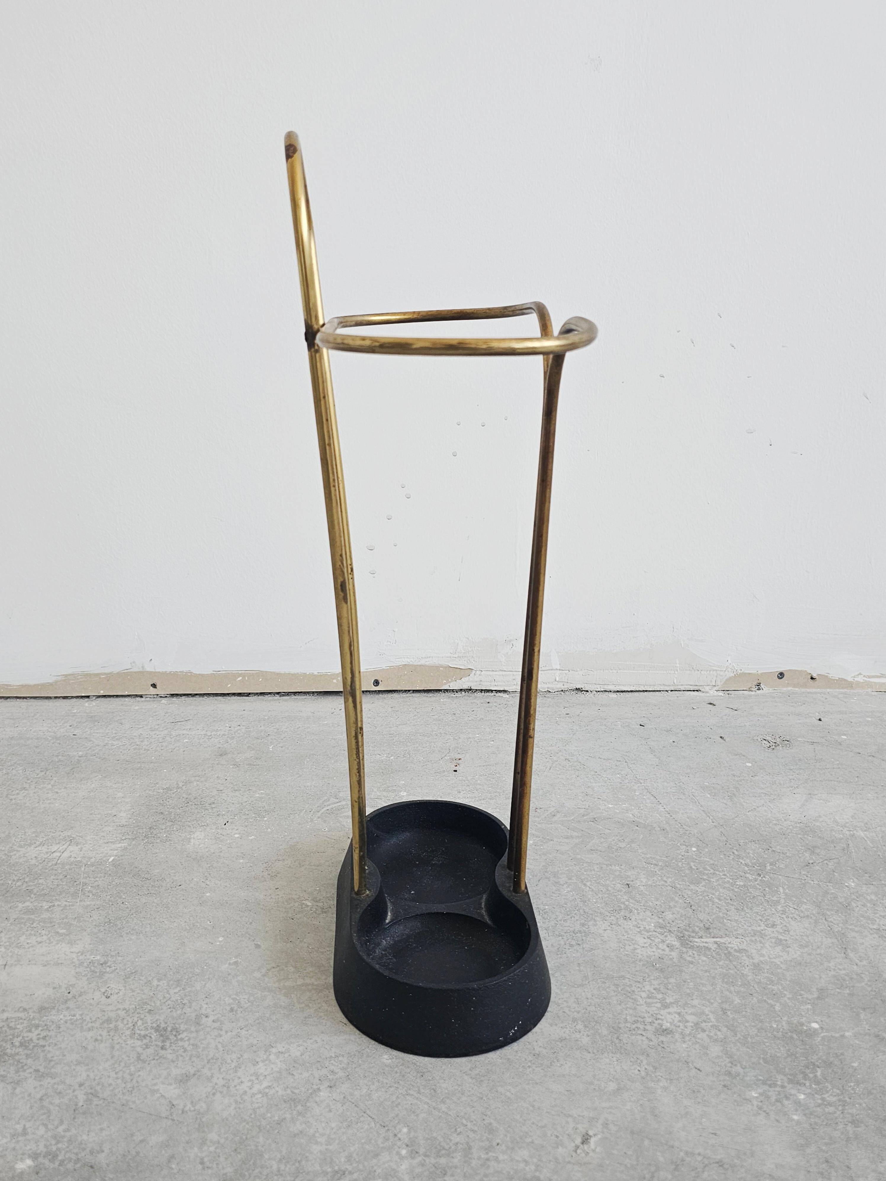 Mid Century Modern Umbrella Stand Carl Aubock 1950s