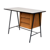 Vintage wood desk and formica 1950