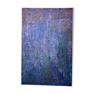 Abstract painting - 27x41 cm
