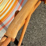 Deck chair, Chilean vintage orange tone