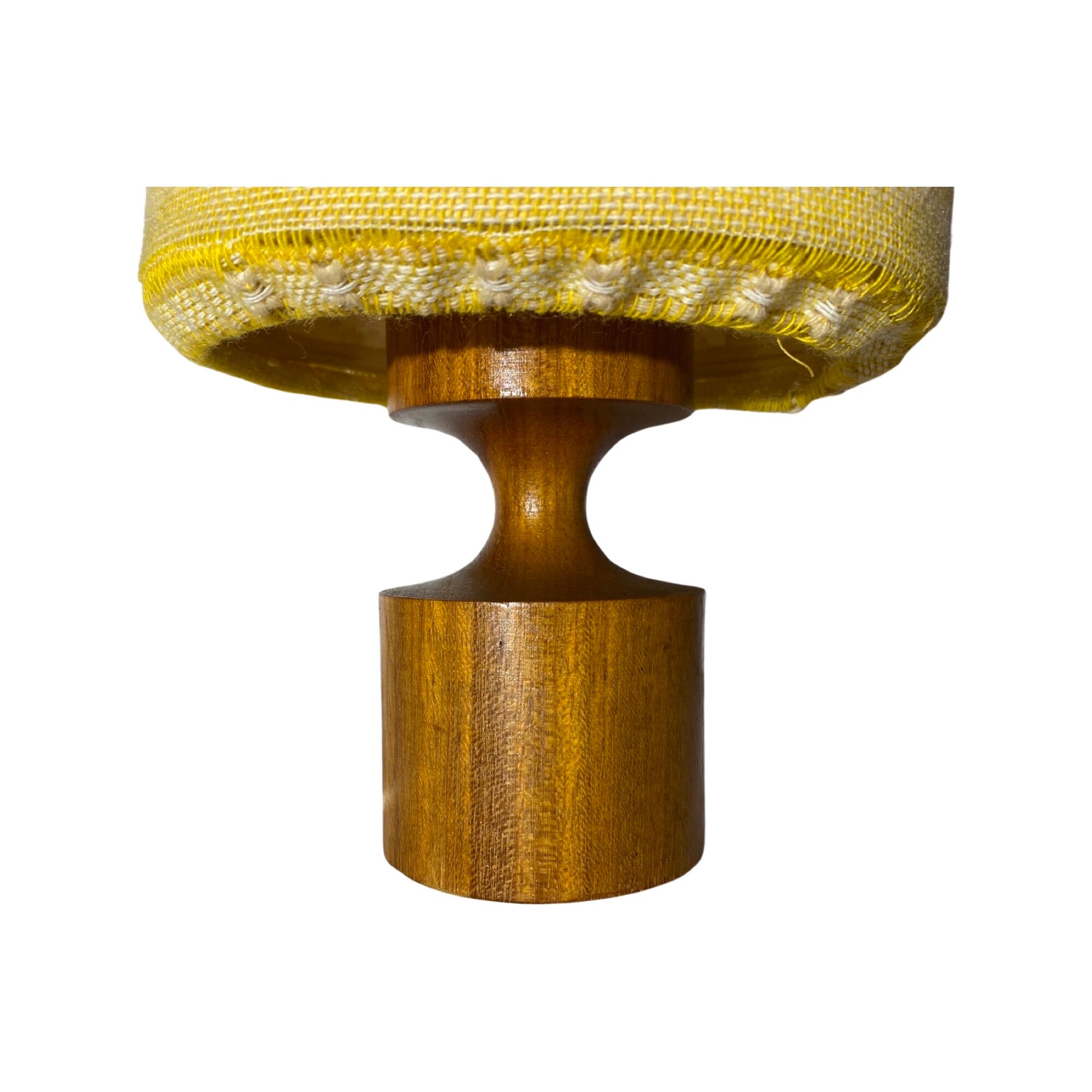 Vintage TEAK Table Lamp | Mid Century Design Light From Sweden | Scandinavian Modern Lighting