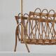 Bamboo magazine rack in mid-century 1960 style