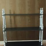 Weathered wooden shelf