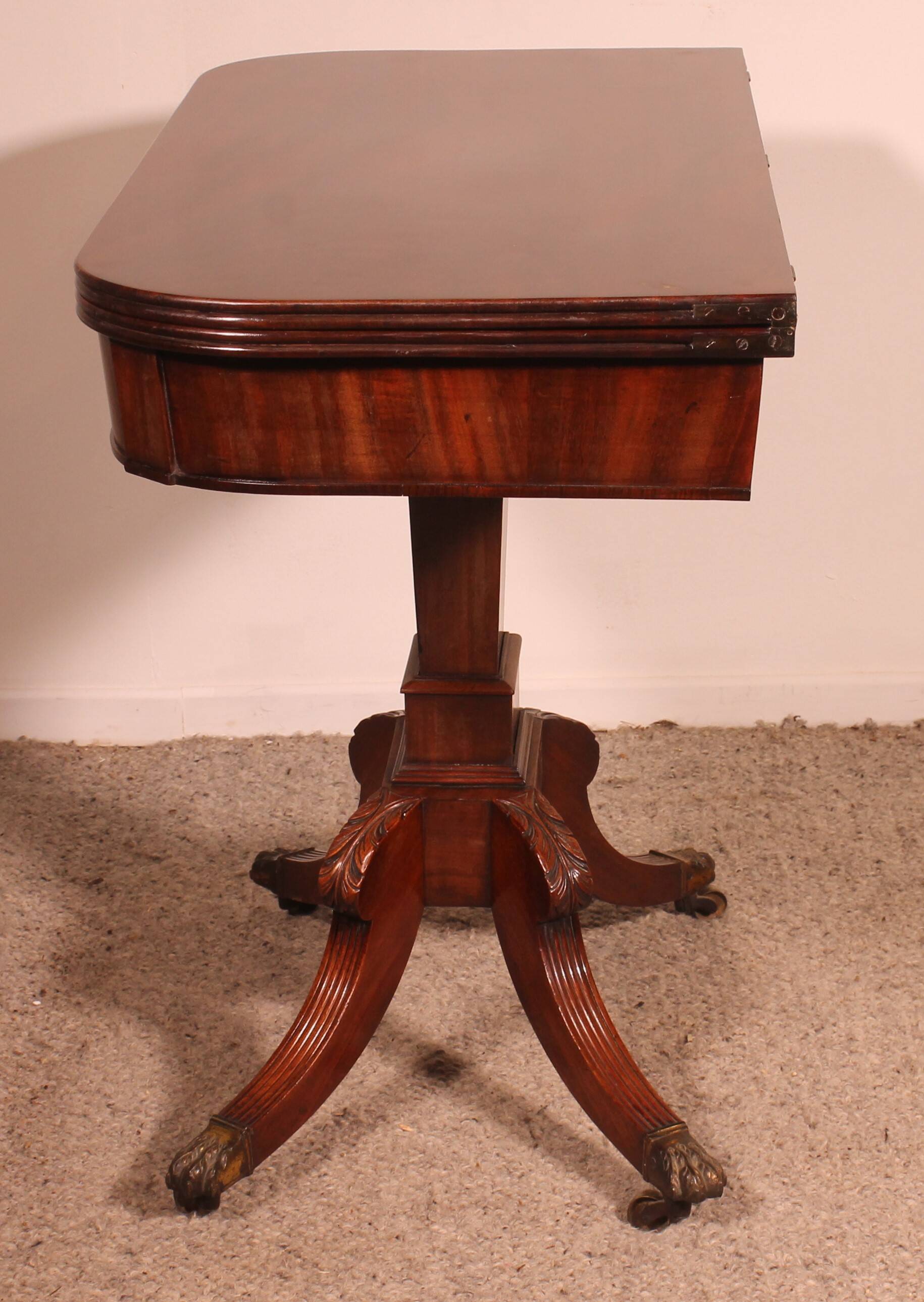 Regency Period Mahogany Game Table or Console