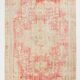 5x8 Cream & Red Turkish Vintage Rug 153x256Cm SK 20384