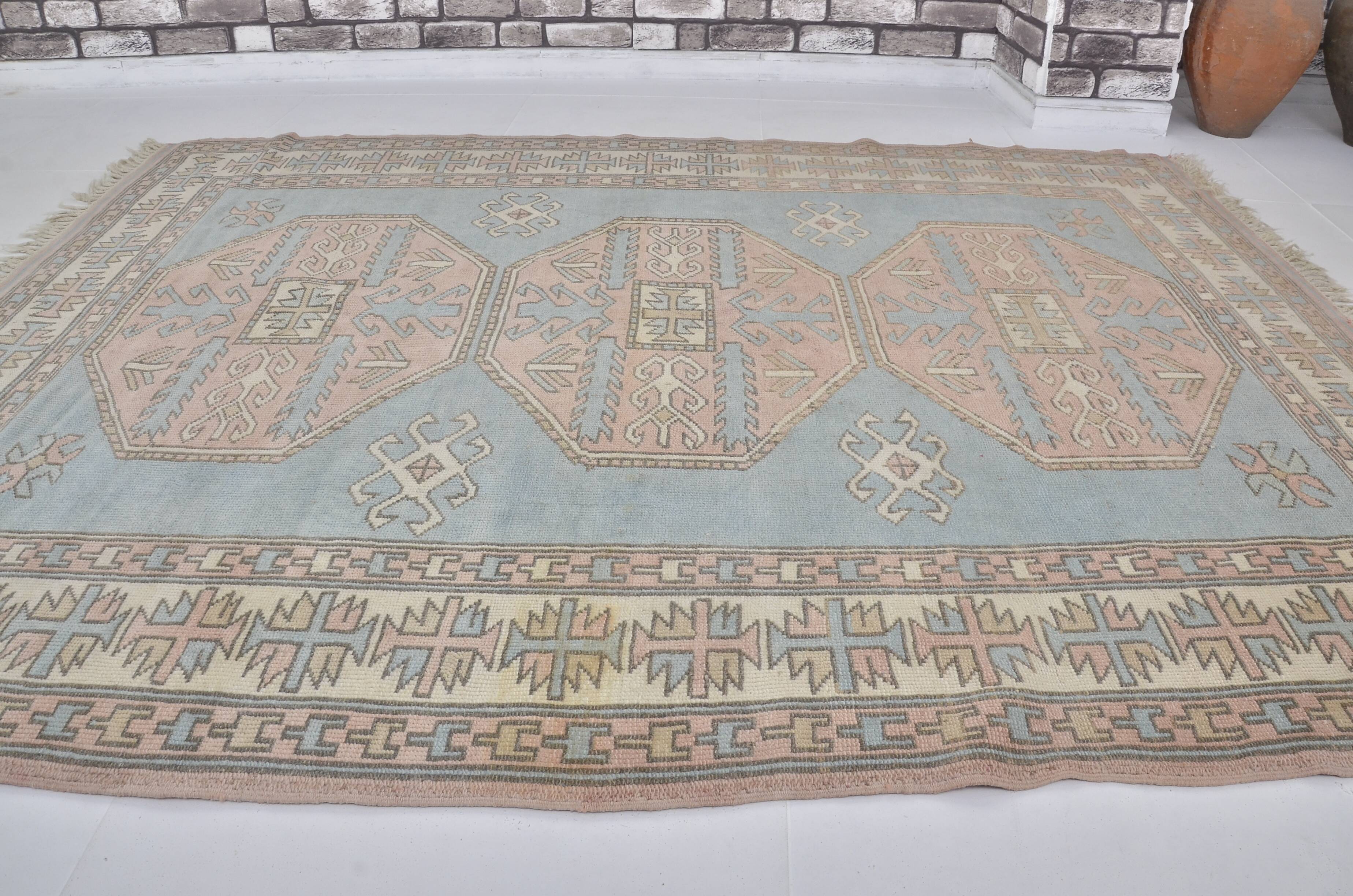 Vintage Oushak Anatolian Kurdish Rug sku1187