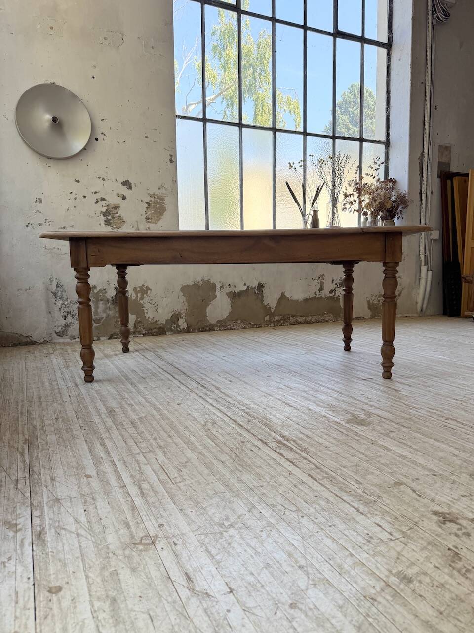 Walnut bistro farmhouse table 180cm