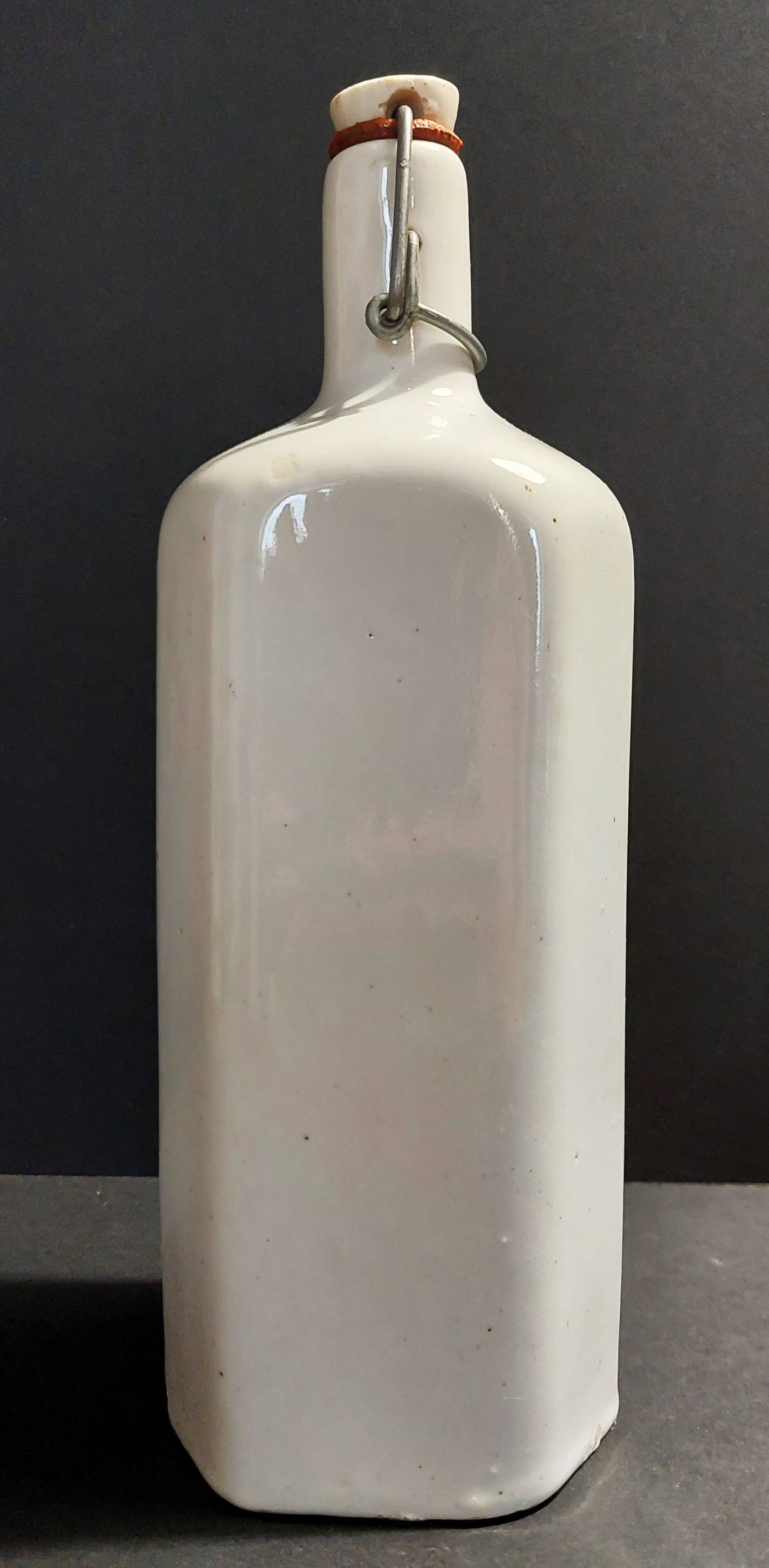 20th century glazed stoneware bottle