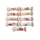 Series of 9 longchamp earthenware knife holders floral decor