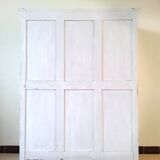 Antique patinated wardrobe