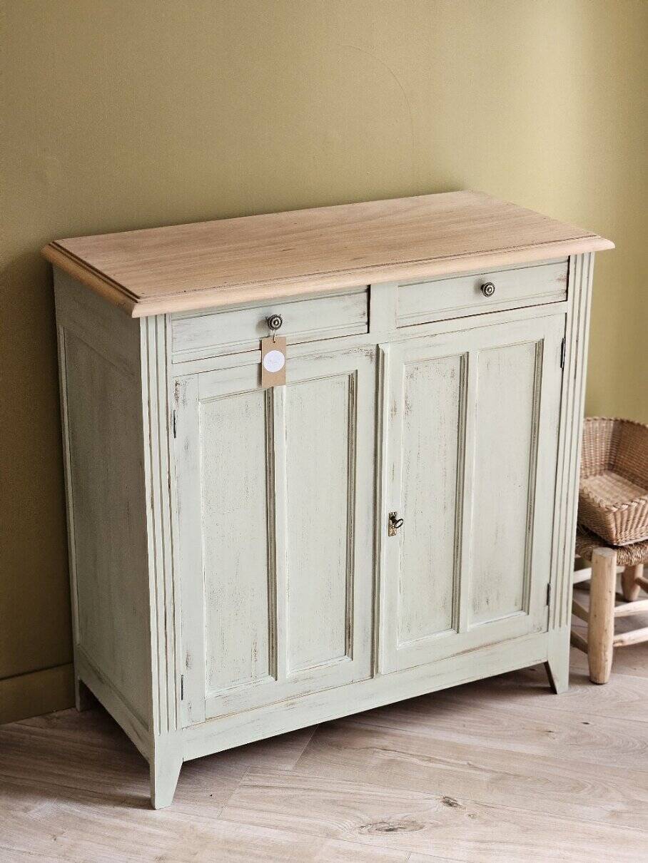 Vintage Parisian buffet with patina in solid wood | Léonie