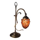 old art nouveau lamp murano glass lampshade 43x26