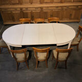 Table ronde patinée