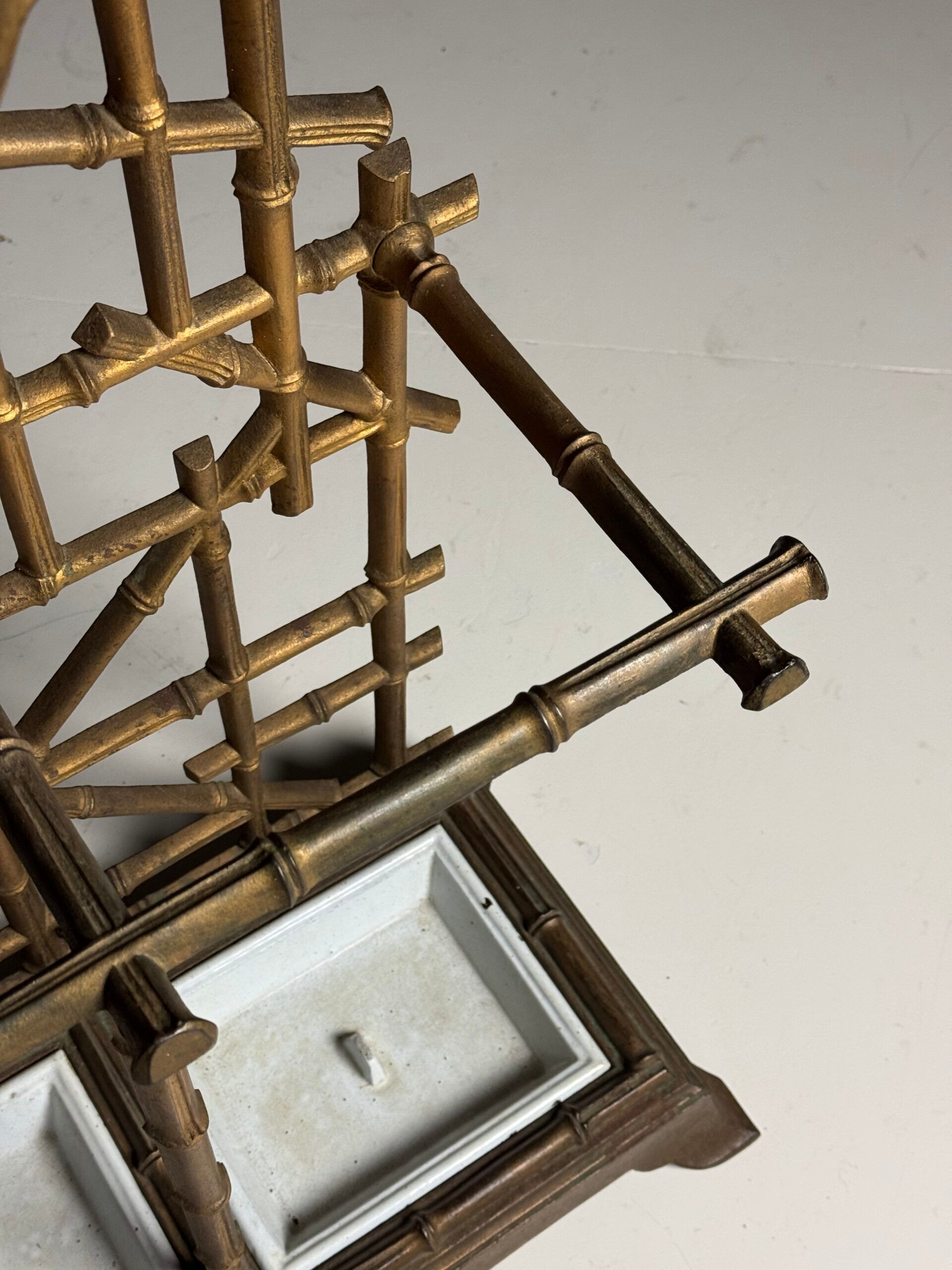 Porte-manteau en faux bambou, vers 1900