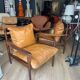 Pair of PJ 56 Grete Jalk armchairs in Rio rosewood, 60s