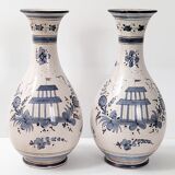 Pair of vintage Vases Maioliche Deruta
