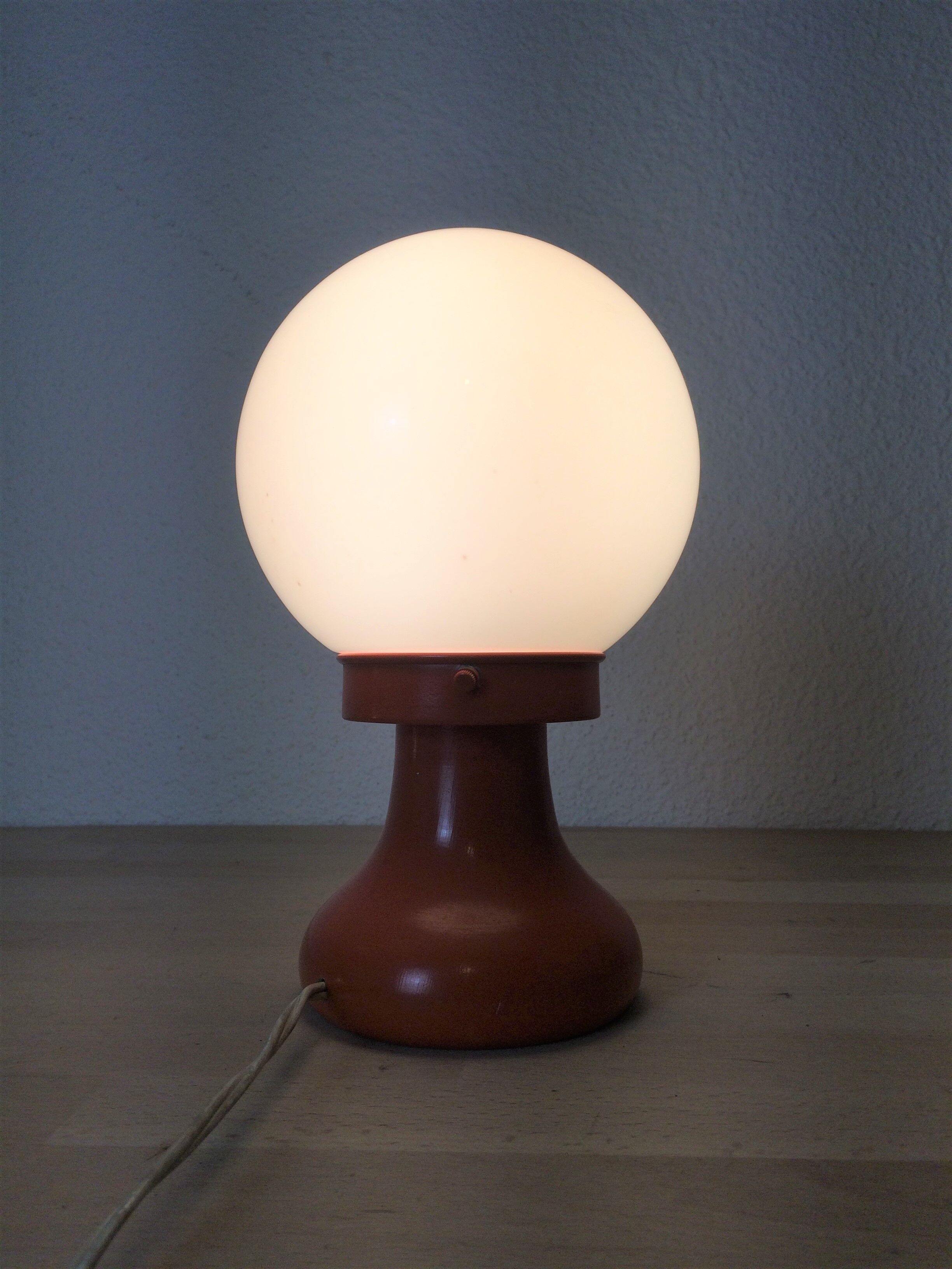 70's space age globe lamp