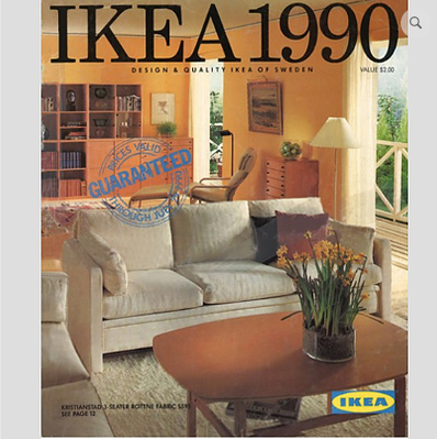 Ikea 1990 square coffee table
