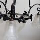 Degué 4-light Art Deco chandelier Width 62 cm Height 93 cm