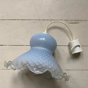 Blue glass suspension