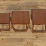 Mid-Century Teak Nesting Tables by V. Wilkins for G-Plan, United Knigdom, 1970s, Set of 3