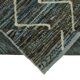 Handwoven Tribal One of a Kind 86 cm x 297 cm Blue Wool Runner Carpet
