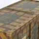 Wedding trunk painted in folk art style