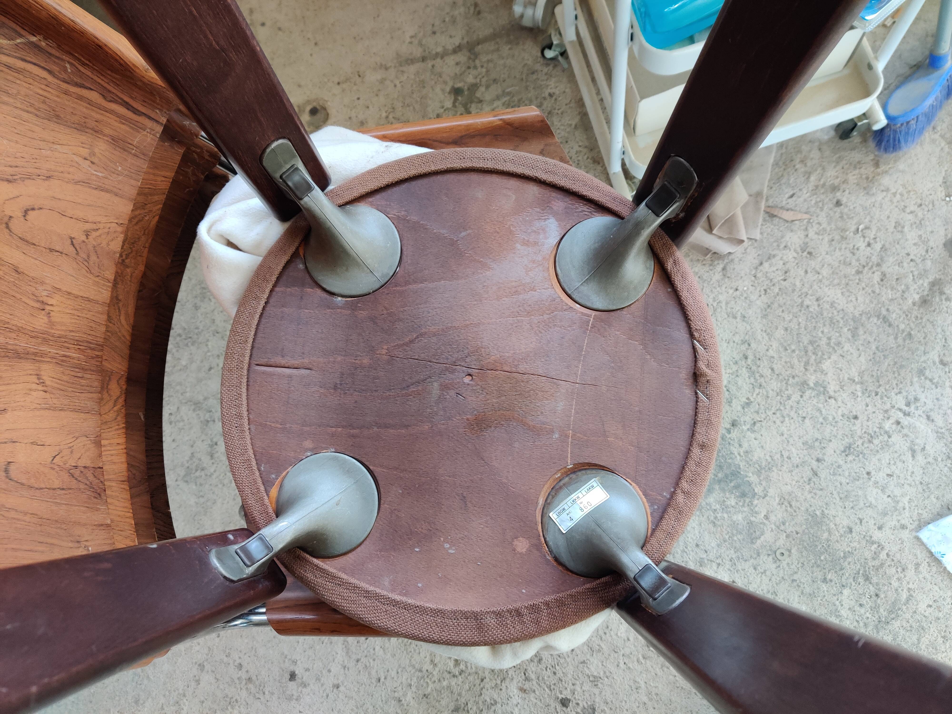 6 Bruno Rey chairs for Kusch&Co, 80s